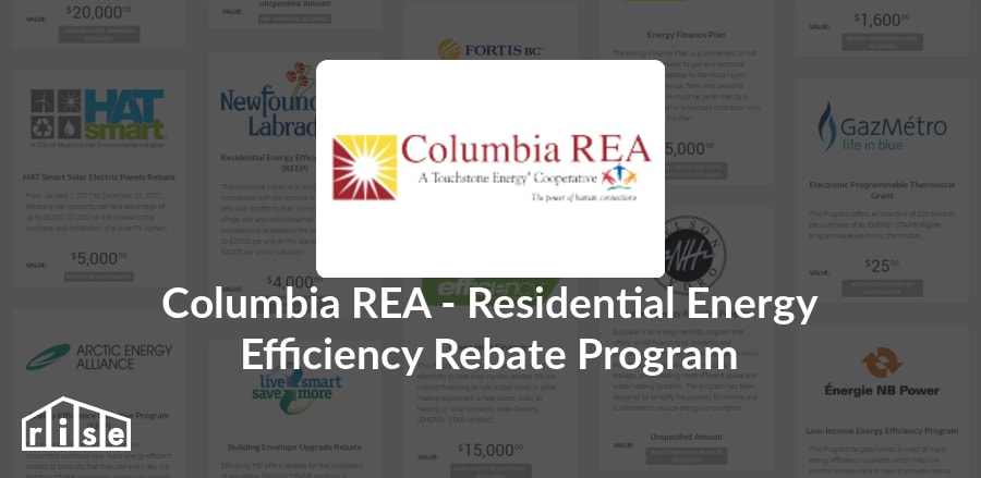 Columbia REA Residential Energy Efficiency Rebate Program